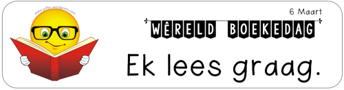 Boekedag Boekmerk wit